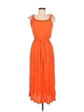 Monoprix femme Women Orange Casual Dress M