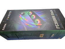 SAMA PS360 Black AIO CPU Liquid Cooler 360mm ARGB Effects Tube Infinity Mirror
