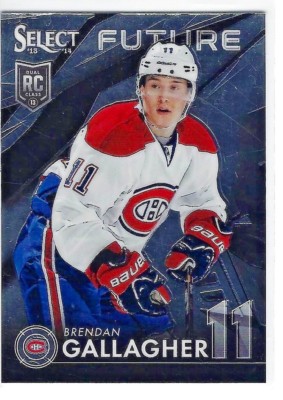 2013-14 Select Future #SF10 Brendan Gallagher Montreal Candadiens RC