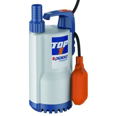 ELETTROPOMPA Sommergibile PEDROLLO Top 1 Für Gewässer Klar HP 0,33 Kw 0,25 230V