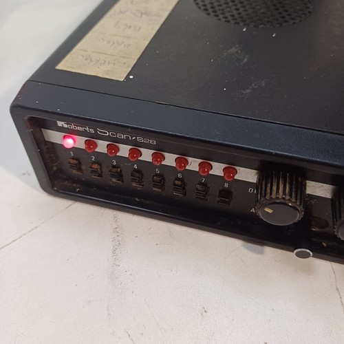 Roberts Scan /S28 VHF/FM Monitor Receiver Vintage Crystal Scanner Made in Japan - Zdjęcie 17 z 21