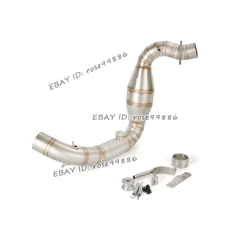 Tubo de escape de enlace delantero para BMW G310GS G310R 2016-2025 deslizamiento de conexión de motocicleta Foto 2 de 4