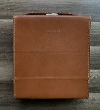 Vintage Leather Carrying Case Bag For Polaroid Land Camera Hipster - Case Only