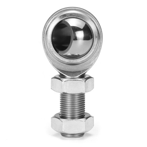 Universal Rod 3/4" Round or DD Steering Shaft Support Bearing Heim Joint Silver - Picture 3 of 6