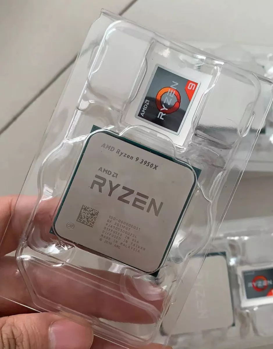 AMD r9 Ryzen 9 3950x CPU processor 3.5 4.7ghz 16 Core 32thr 105w interface am4