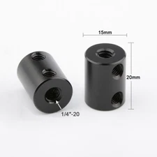 CAMVATE 2 x Aluminum Alloy 15mm Micro Rod 20mm For Camera Accessories