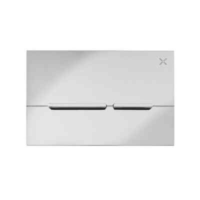 Crosswater Betätigungsplatte Gleiter Chrom modern und elegant GLFLUSHC KOSTENLOSER VERSAND