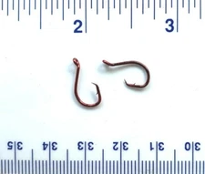 100 GT 2X Red Offset Circle Fish Fishing Hooks size 10 - 100 hooks 7384