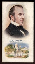 Tobacco Card,Pattreiouex, Builders of the British Empire,1929, Lord Canning, #33