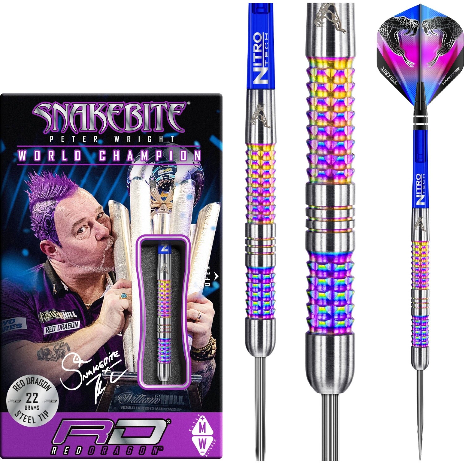 Красный дракон - Питер Райт - Мамба Рэйнбоу - Steeldart 27490₽