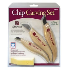 Flexcut Three piece Chip Carving Set KN115