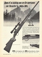 Vintage 1965 H&R Ultrarifle  Worcester MA ad