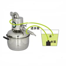 10L Water Alcohol Distiller Home Brew Kit Still Wine Making Essential Oil Boiler