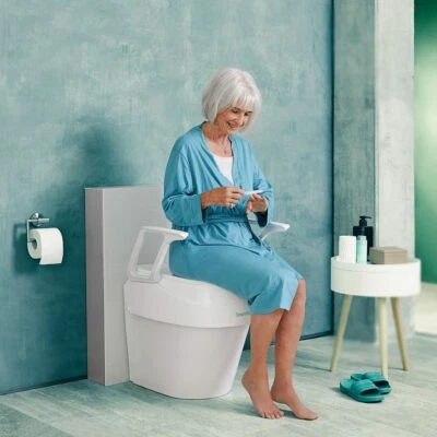 DIETZ GMBH Dietz SmartFix Toilettensitzerhöhung mit Armlehnen 3-fach höhenverstellbar