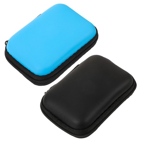 2 Pcs Carrying Bag Protection Case Miss Travel Hard Drive Pouch Disk Storage - 第 1/12 張圖片