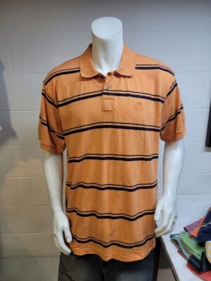 Timberland casual golf orange shirt size xlarge   / we2230 r4 t18
