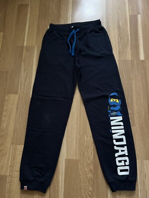  coole LEGO Minjago Hose Jogginghose 100% Baumwolle Dunkelblau Gr.146