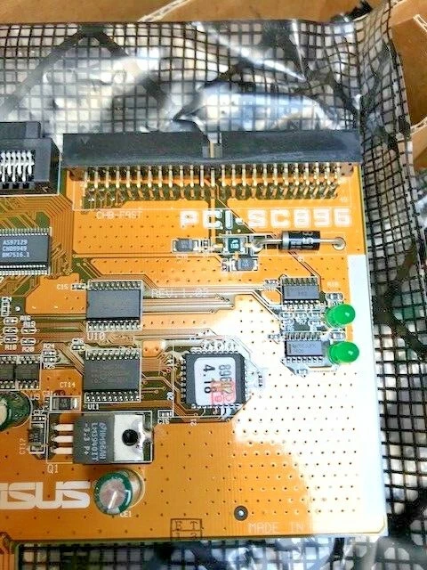 RARE VINTAGE NEW ASUS PCI-SC896 2 CHANNEL ULTRA2 PCI SCSI CARD MXB88 - Image 2 of 4