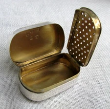 MINTY 1796 STERLING SILVER GOLD WASHED VINIAGARETE BY T. WILMORE / BIRMINGHAM