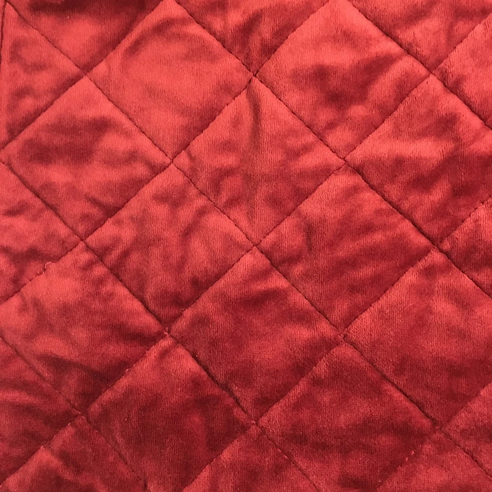 Better Homes And Gardens Euro Sham 26 x 26 vino rosa acolchado terciopelo suave 1 farsa Foto 2 de 4