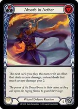 Absorb in Aether (RED) Rare Arcane Rising 1st Edition Flesh and Blood TCG