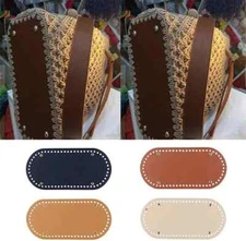 4PC Rectangle Bag Bottom DIY Knitting Crochet Base Pad Weaving Bags Cushion Base