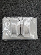 Hubbell-Bell 5180-0 Horizontal Duplex Single Gang Weatherproof Cover Gray