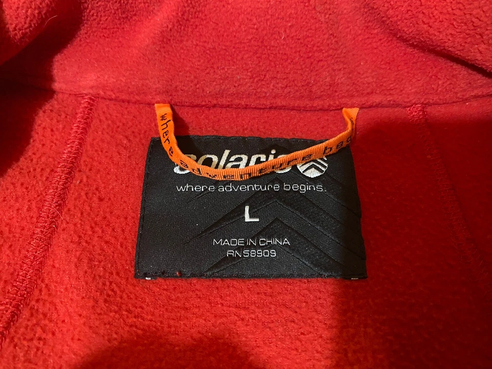 Solaris Soft Shell Series Long Sleeve Red Jacket Size Large - Image 4 of 4