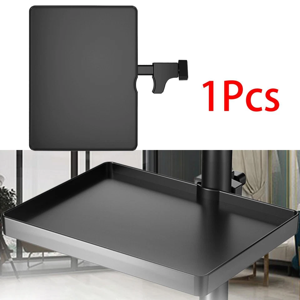 Clamp On Shelf Shelf Bracket Multifunctional Mic Stand Tray Holder Microphone - Image 2 of 4
