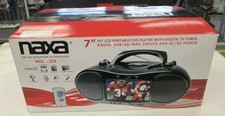naxa bluetooth dvd boombox with tv