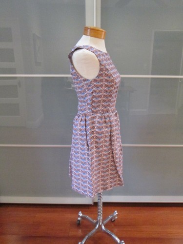 Joie Fit & Flare Linen / Silk Blend Dress Size S - Picture 4 of 5