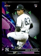 2021 Topps Finest Deivi Garcia Rookie New York Yankees #4