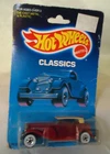 VINTAGE 1988 HOT WHEELS CLASSICS '31 DOOZIE DIE CAST CAR ON CARD