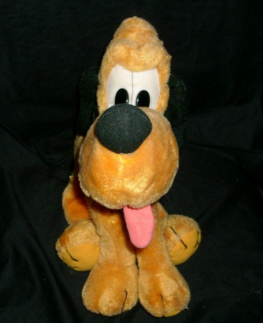 VINTAGE APPLAUSE 14662 PLUTO YELLOW PUPPY DOG DISNEY STUFFED ANIMAL PLUSH TOY | eBay