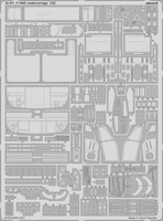 MW22 Eduard 32471 F-100C Undercarriage 1/32 1/32 Pe Set For Trumpeter