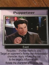 PUPPETEER 1998 BABYLON 5 CCG RARE CARD NEAR MINT NEVER PLAYED WITH