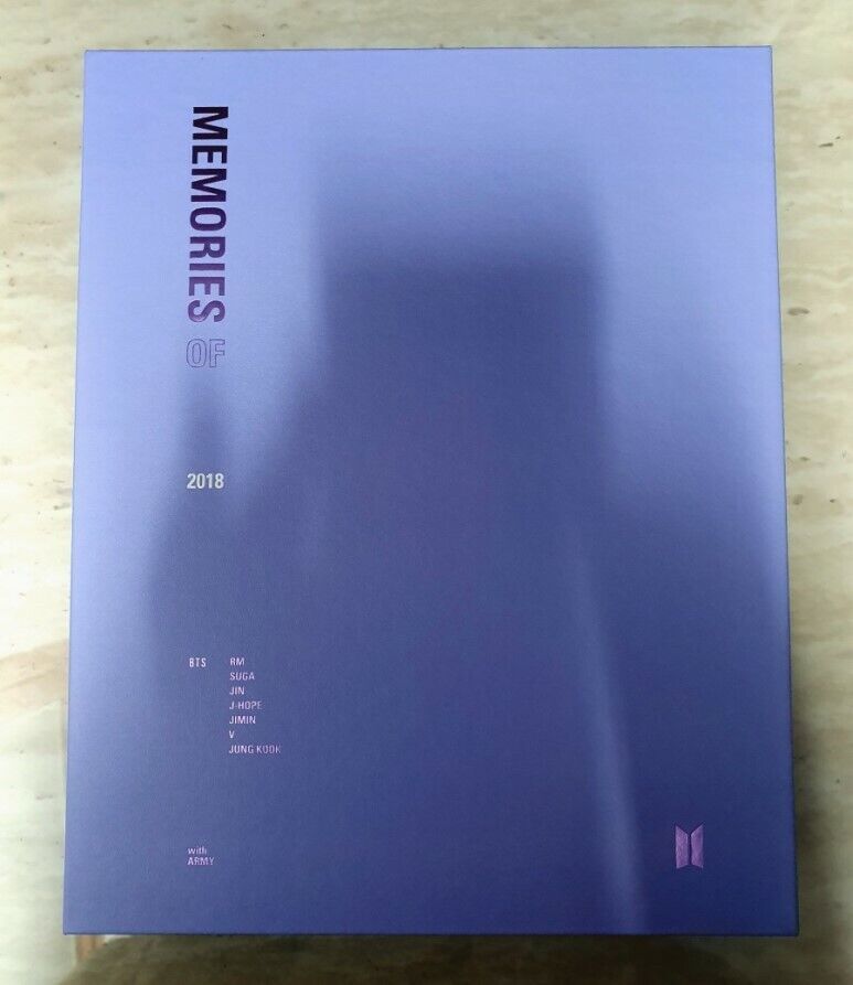 BTS Memories Of 2018 DVD Full Package Opened with J Hope Photo card Kpop