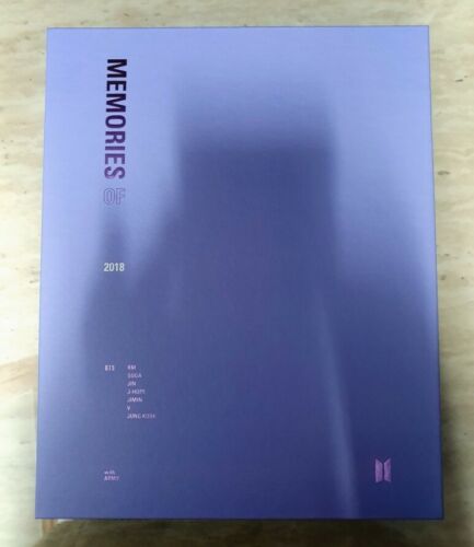 DVD BTS Memories Of 2018 paquete completo abierto con tarjeta fotográfica J Hope Kpop - Imagen 1 de 4