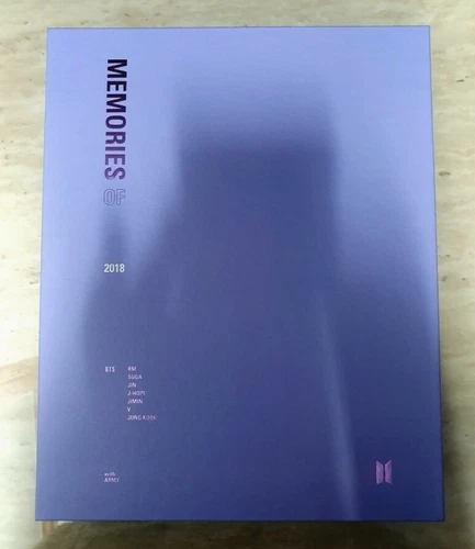 BTS Memories Of 2018 DVD Full Package Opened with Jungkook Photo card Kpop
