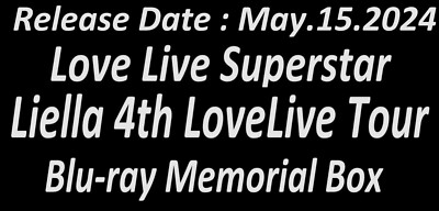 PSL New Love Live Superstar Liella 4th LoveLive Tour Blu-ray  