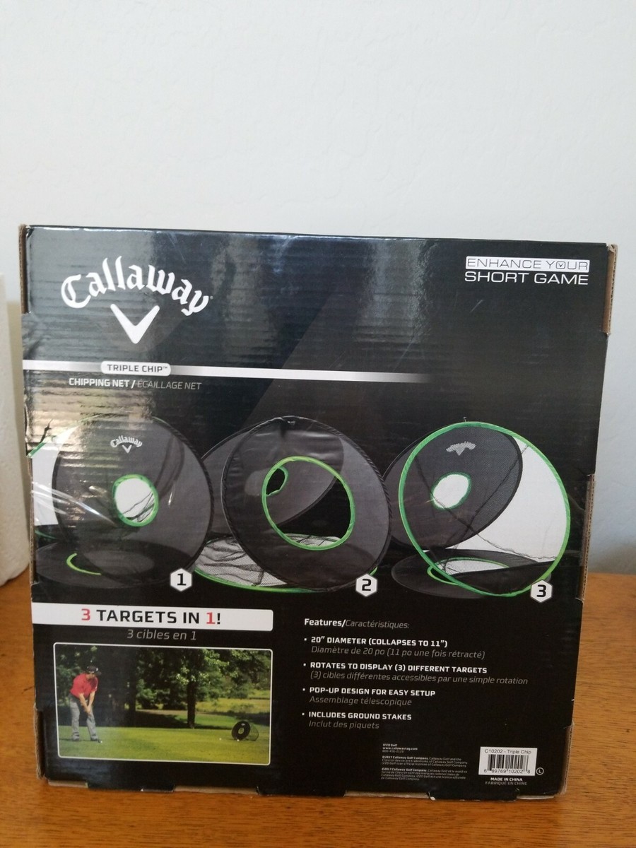 Callaway Golf Triple Chip Chipping Net 3 in 1 Light and Portable 