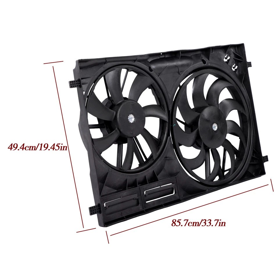 For Ford Transit-250 Transit-350 Transit-150 3.5 3.7L 15-21 Radiator Cooling Fan Foto 2 de 4