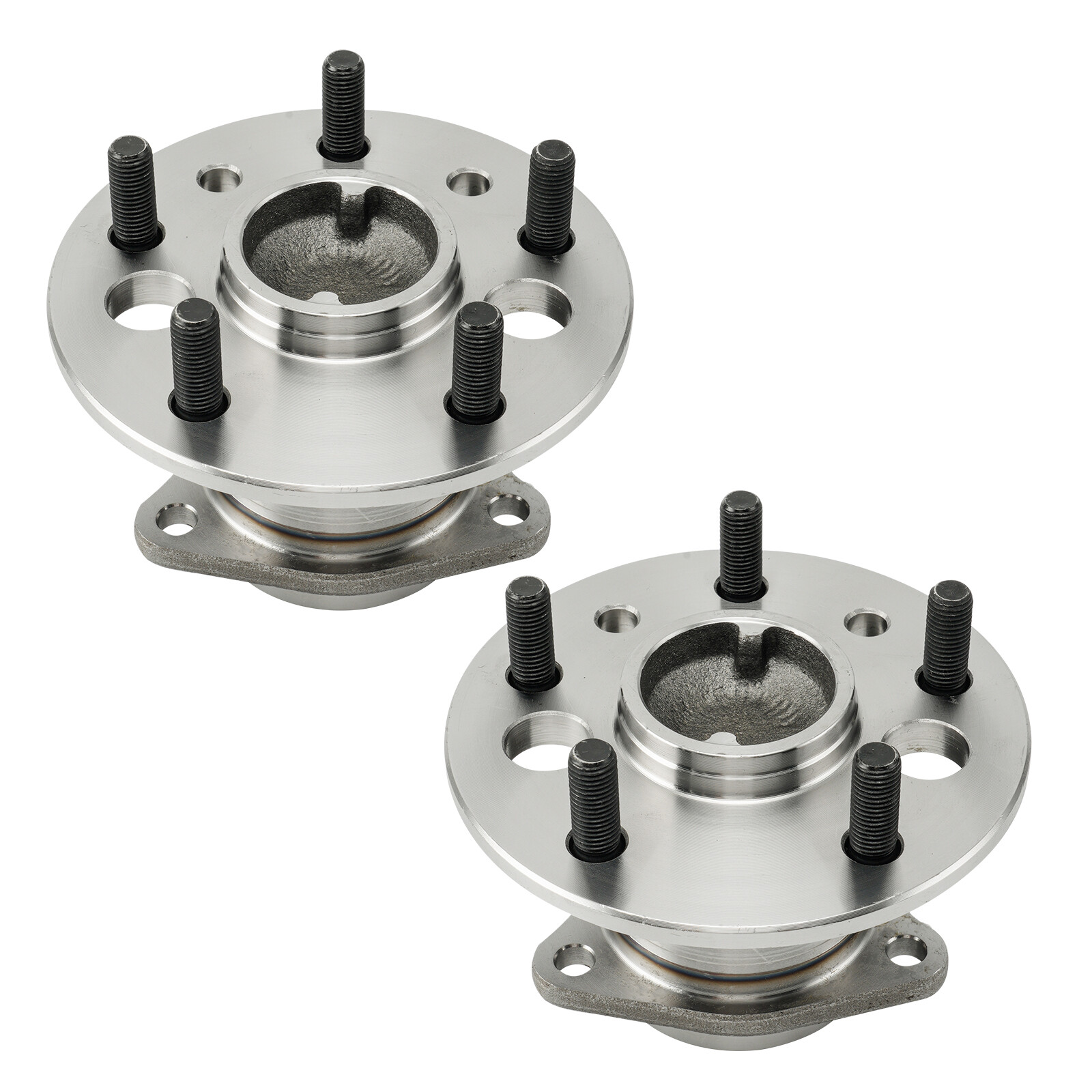 2 Rear Wheel Hub Bearing Assemblies for 2002-2004 Toyota Camry Non-ABS Pair 512208