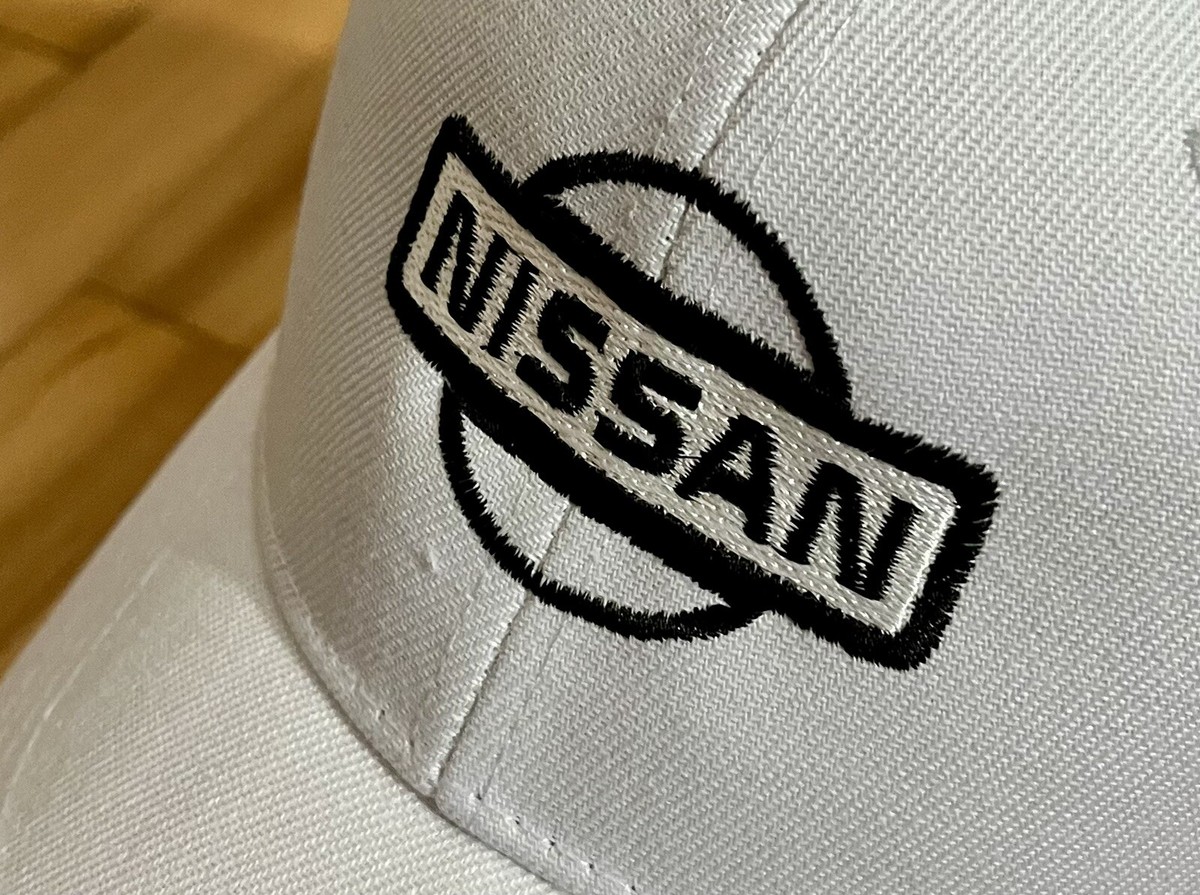 Auto Nissan Embroidered Symbol Baseball Cap(White)Hat Men Women