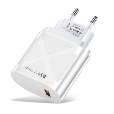 25 W Telefonaufladung AC100-240 V USB-Schnellladung für iPhone 14 Pro (Weiß EU) 