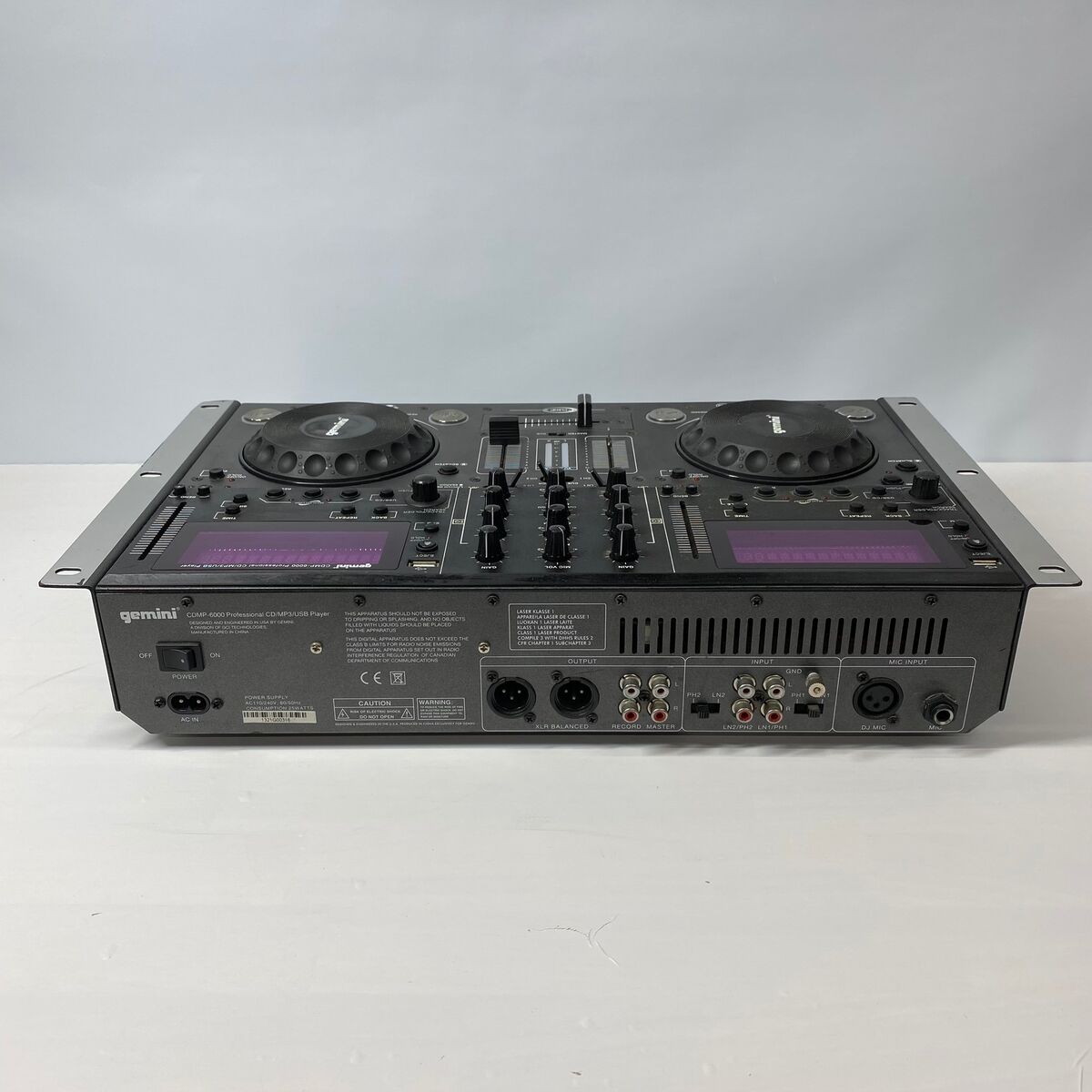 Broken Gemini Professional Dual CD/MP3/USB Player CDMP-6000 Broken Gemini Professional Dual CD/MP3/USB Player CDMP-6000
