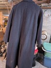 Wool Blend Coat Salko Navy Blue Coat With Houndstooth Plaid Lining — photo 5