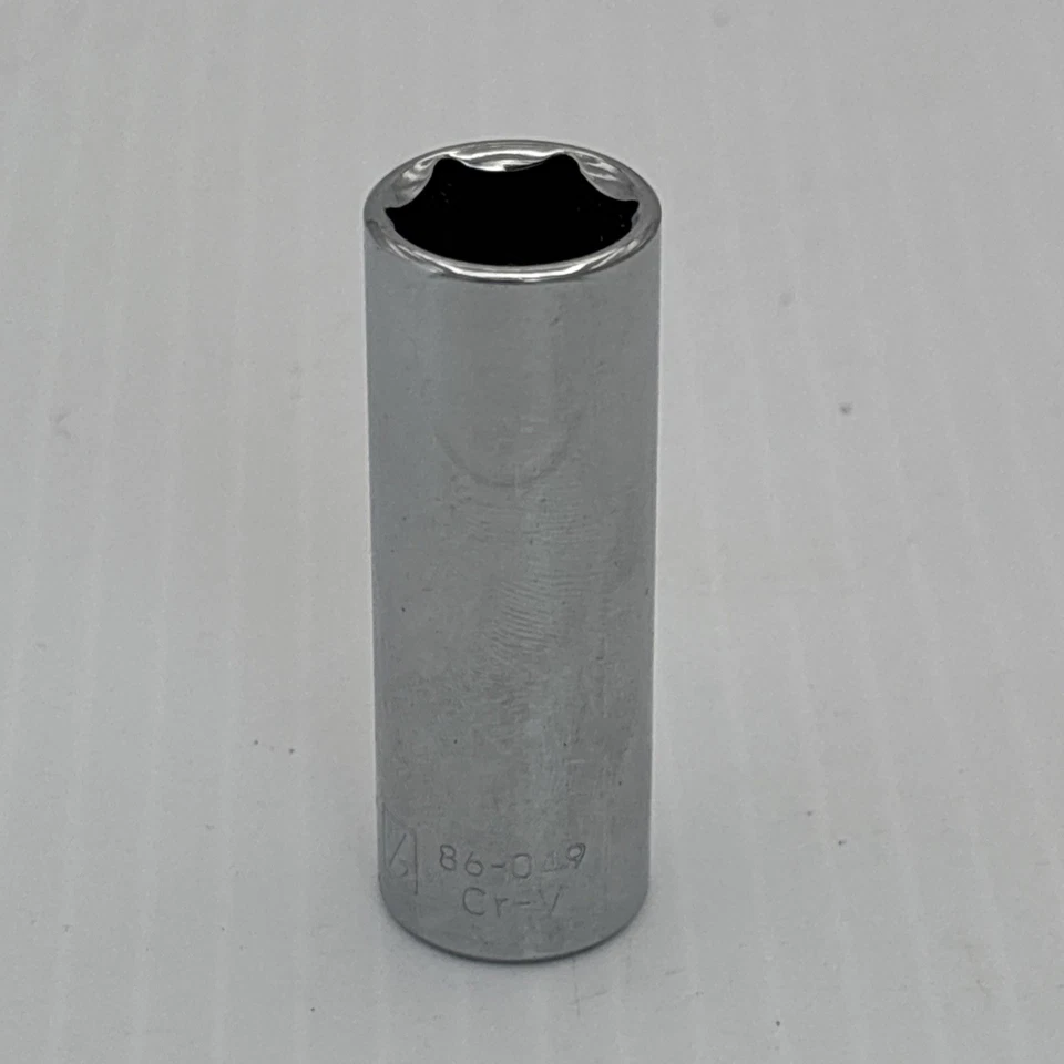 STANLEY 86-049, 1/2in. 1/4 Drive 6pt Deep SAE Socket, Cr-V - Image 2 of 4
