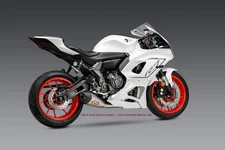 Yoshimura AT2 Exhaust Full System 13720AP520 for 22-25 Yamaha R7 and 17-25 MT07