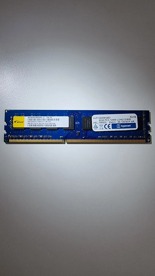 Memory, 8GB, DIMM, DDR3, PC10600/1333, RAM Memory MODULES Computer Products - Image 3 of 3